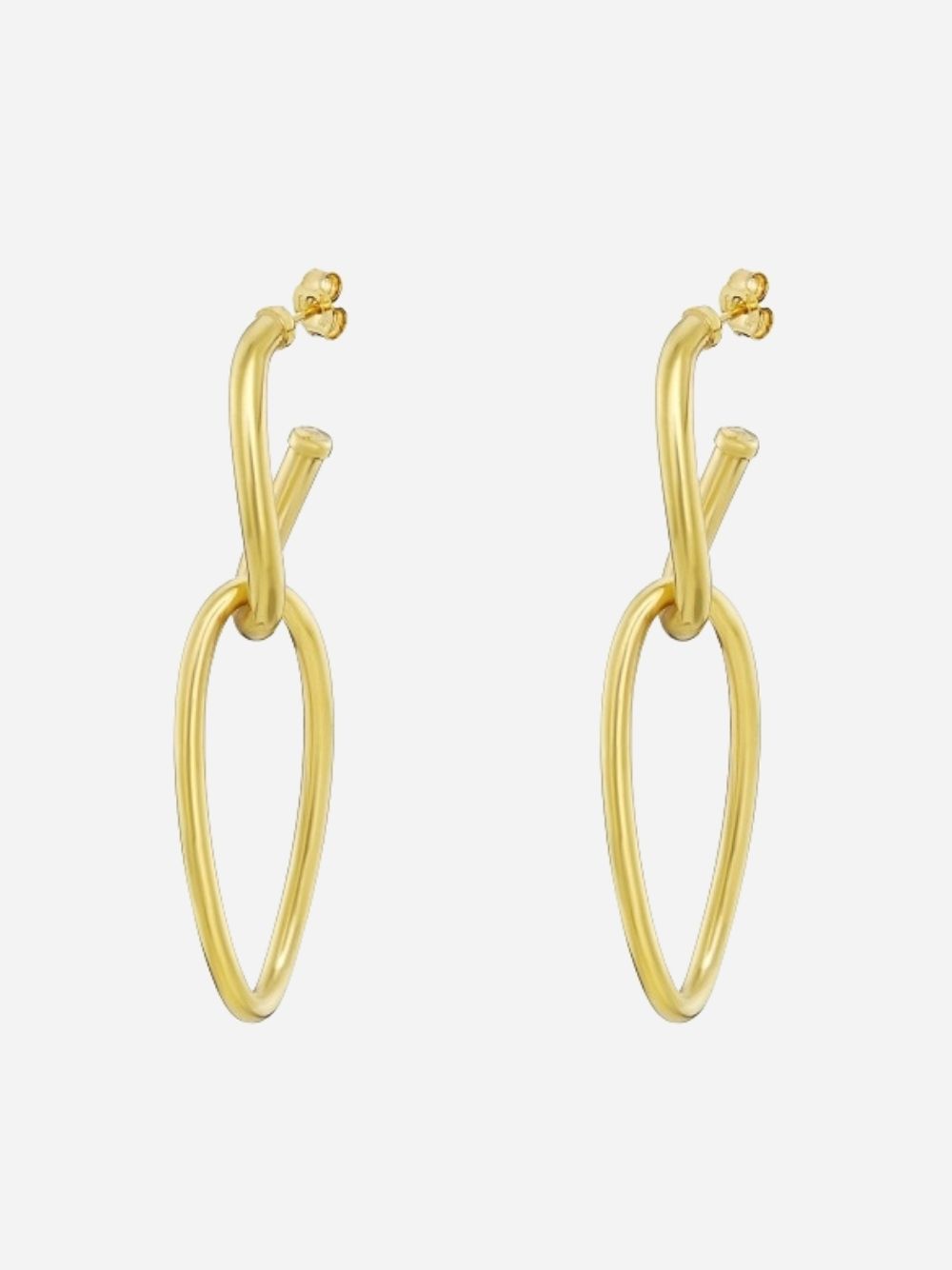 Gold Wind Earrings