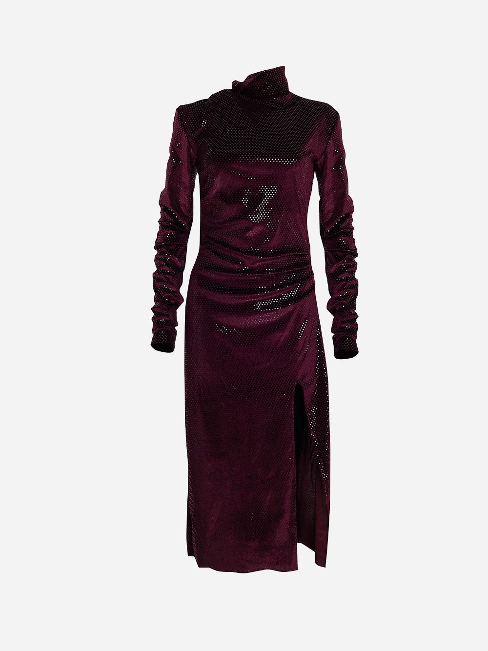 Sequin Velvet Midi Dress | Carolina Machado