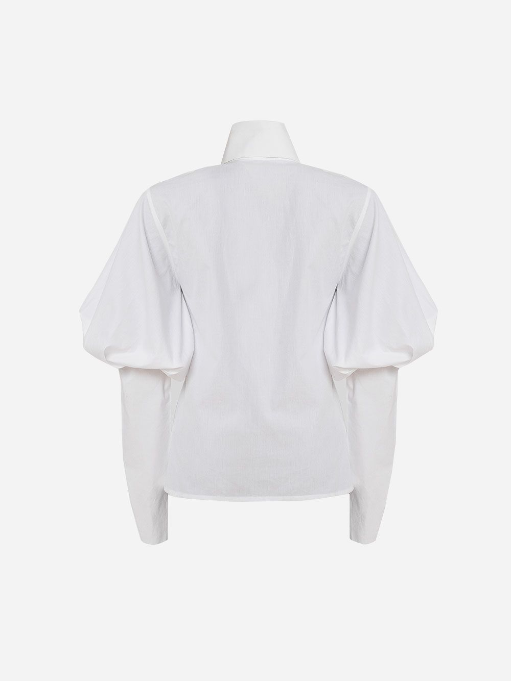White Shirt with Ballon Sleeves | Carolina Machado