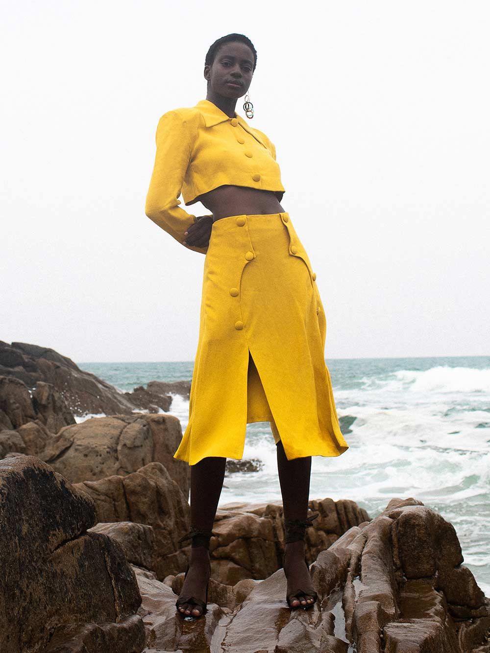 Yellow Solei Jacket | Carolina Machado