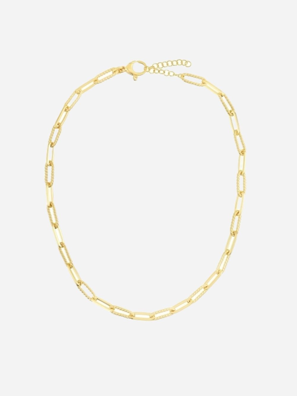 Gold Double Link Necklace