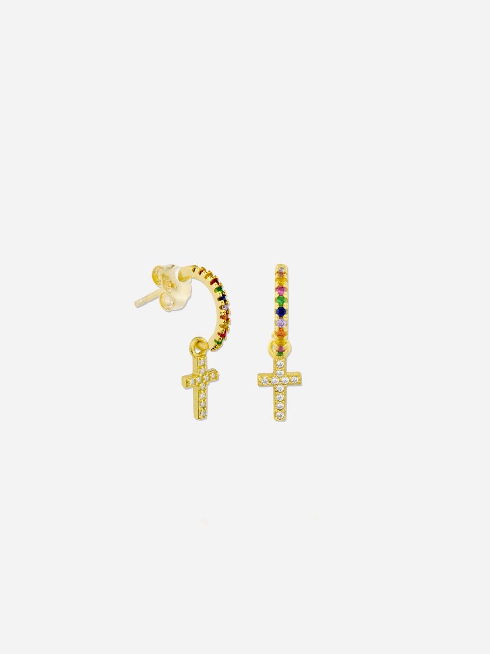Brincos Cross | Seni Jewellery