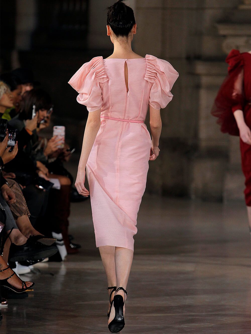 Pink Belted Dress | Diogo Miranda
