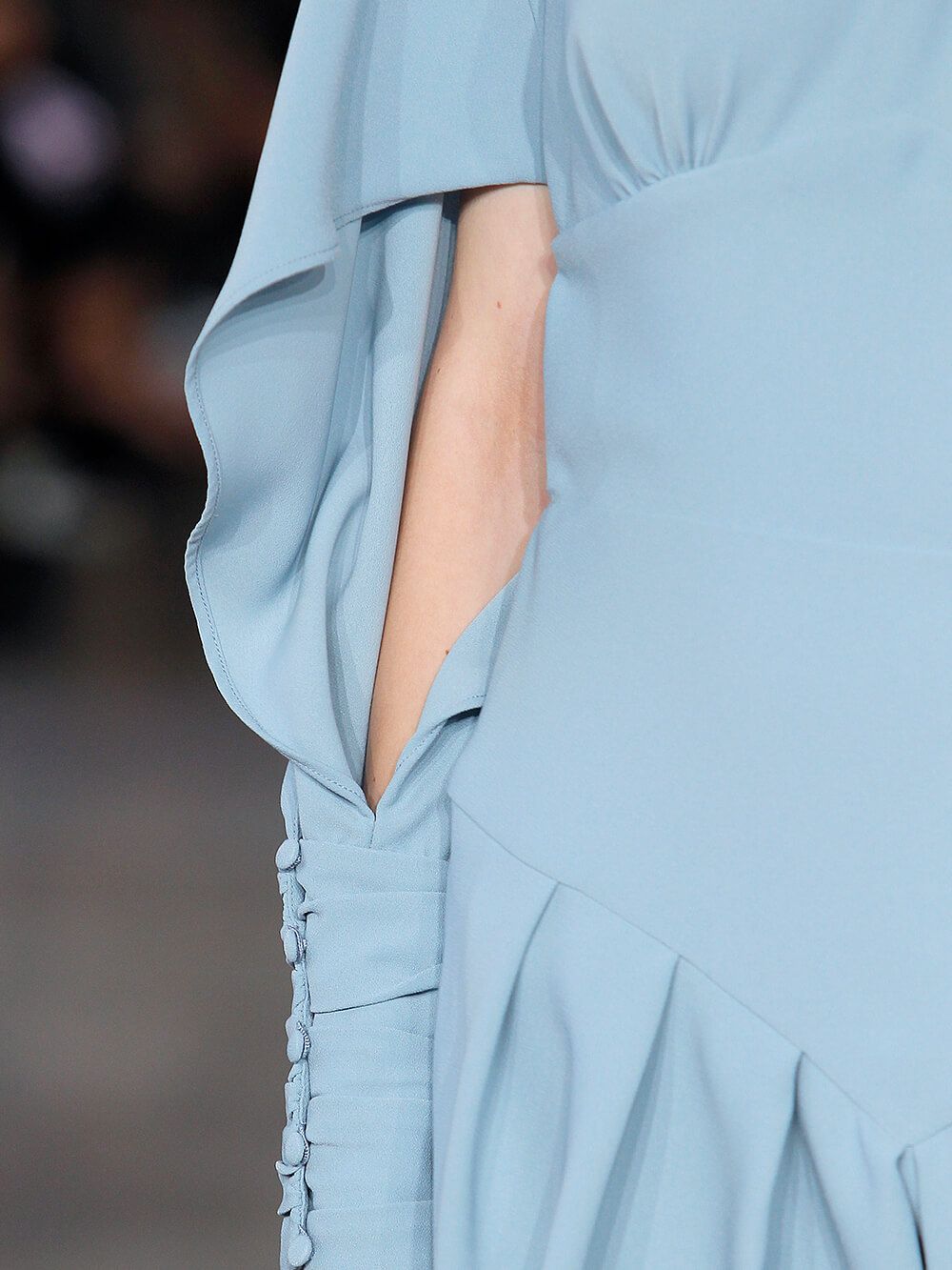 Blue Asymmetric Dress | Diogo Miranda