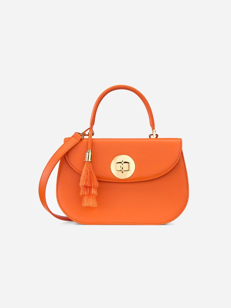 Electra Orange Satchel Bag | Âme Moi