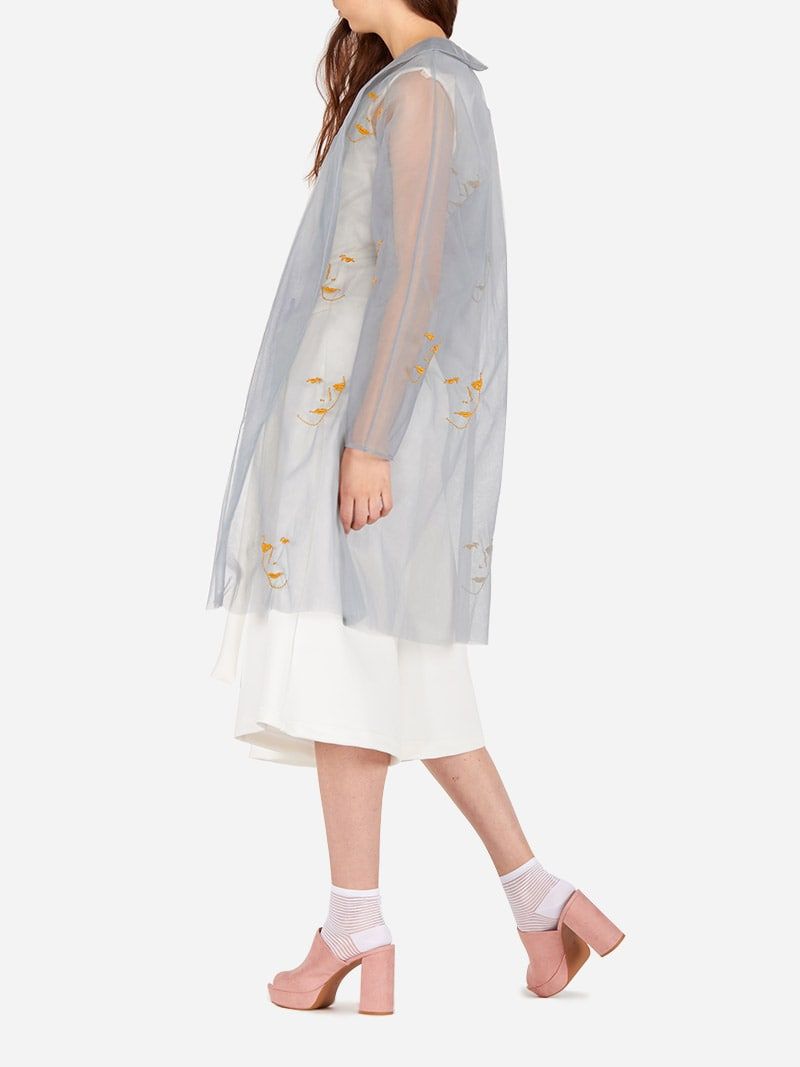 Embroidered Tulle Coat | Liliana Afonso