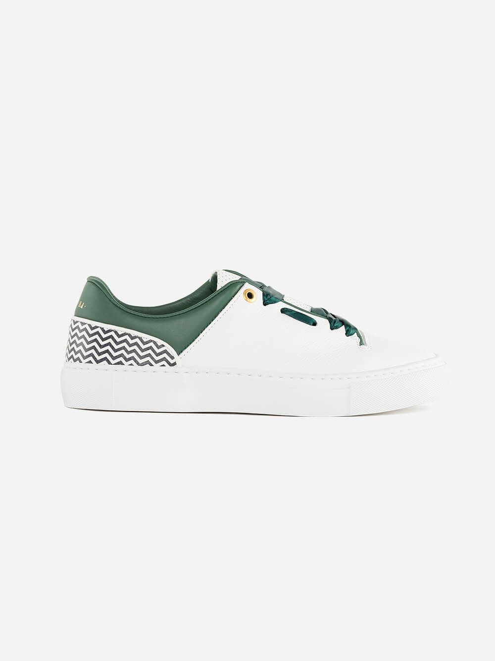 Sneaker zig-zag green | Lemoke