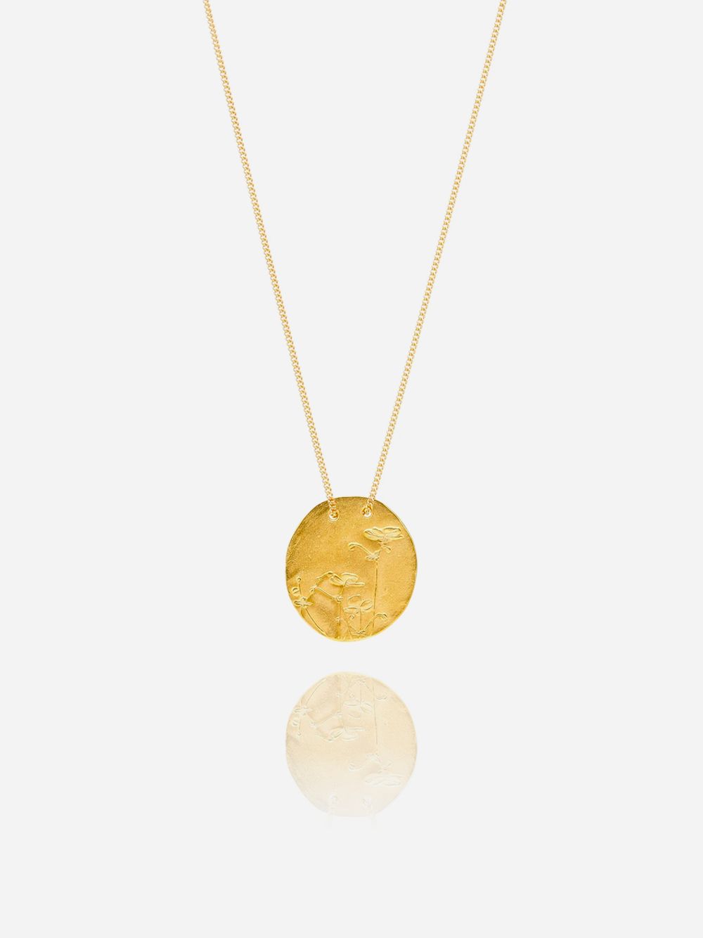 Golden A Necklace