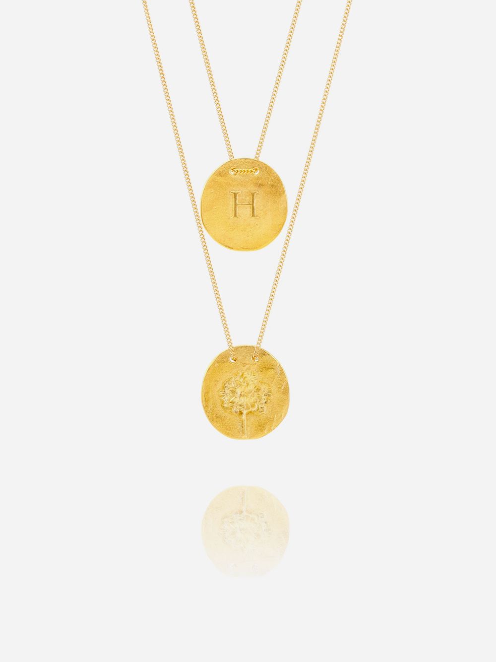Colar H Dourado