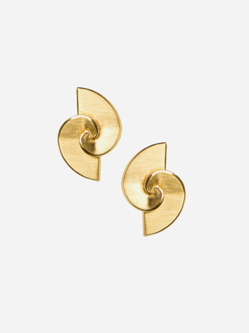 Golden Spiral II Earrings | Vangloria
