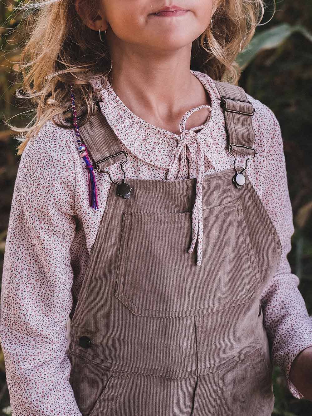 BLOUSE / PINK FLOWERS GAUZE | Grace Baby and Child