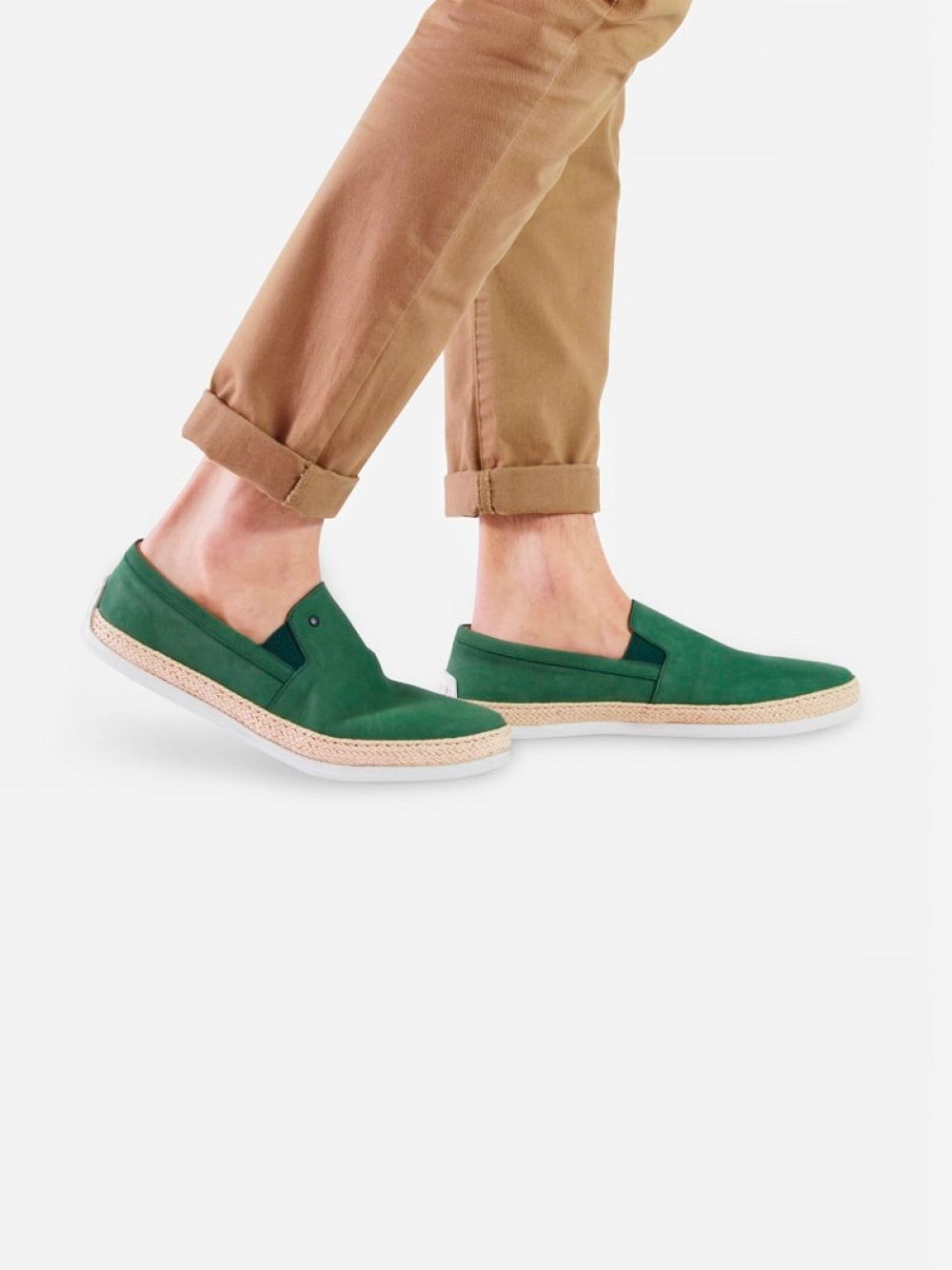 Green Slip-on Sneakers