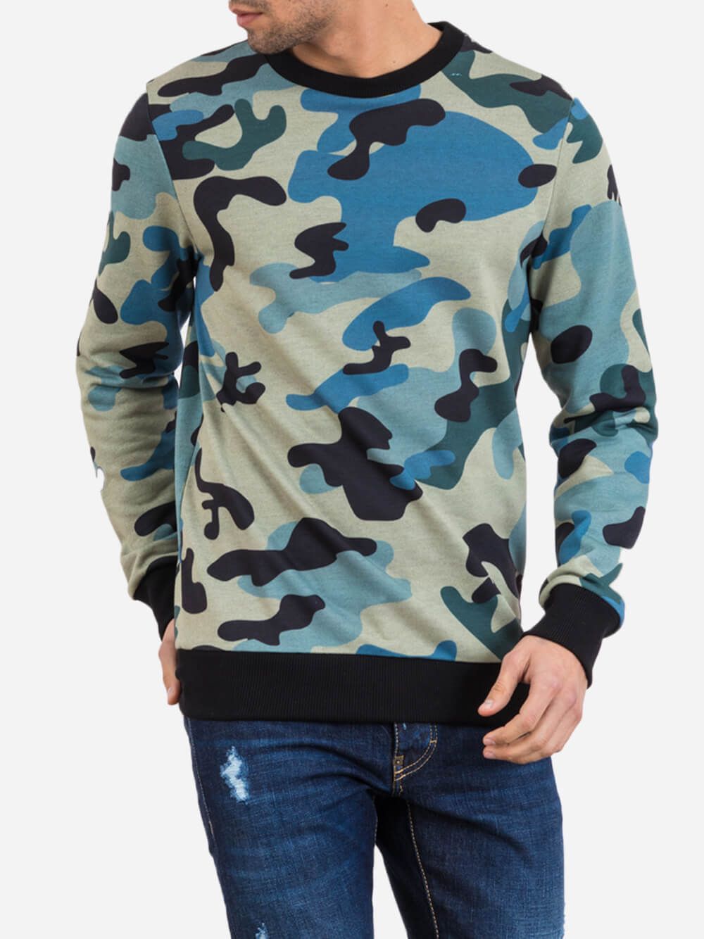 Camuflated Sweater | Inimigo Clothing
