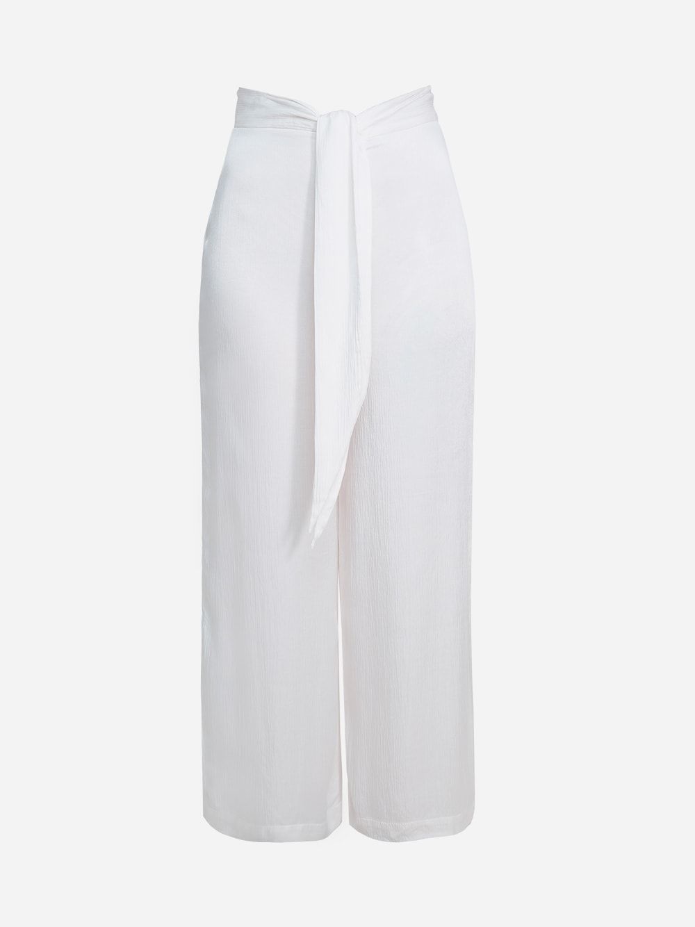 White Bow Trousers | Cleonice