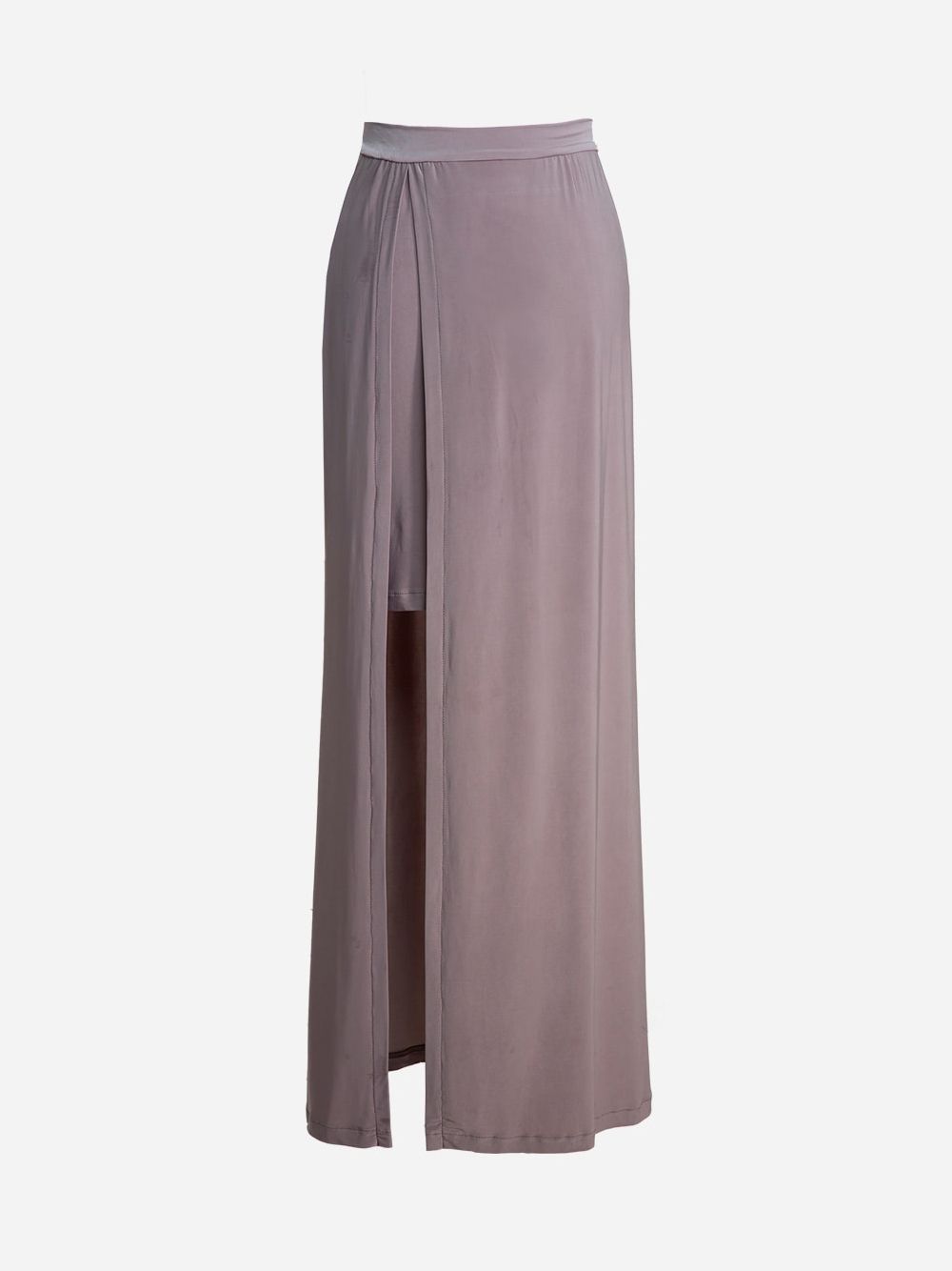 Grey Layered Skirt | Cleonice 
