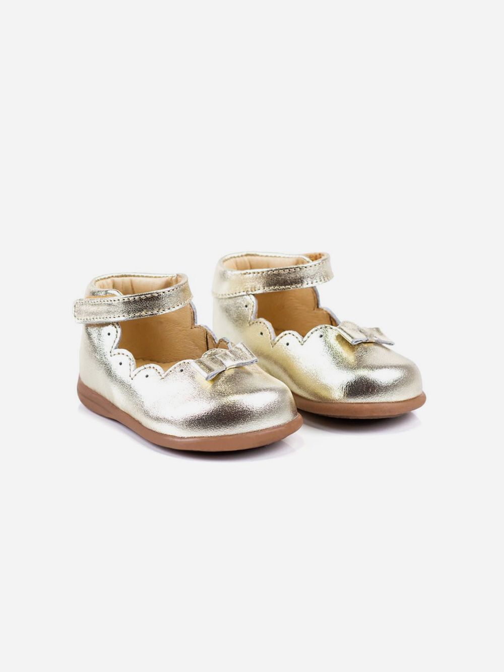 Sapato Sabrina Dourado Laço | Pikitri