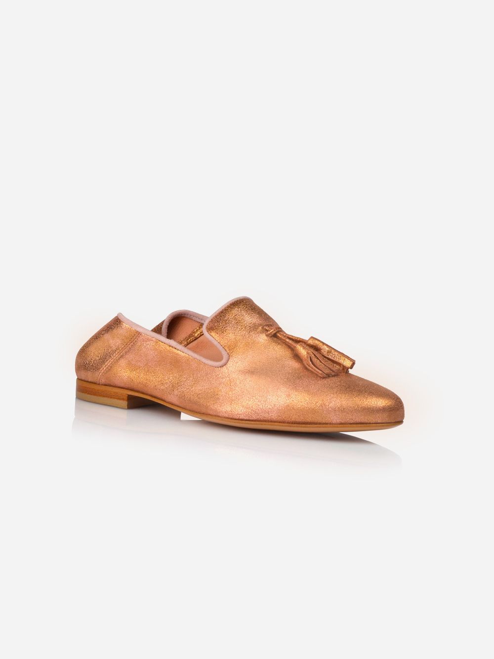 Open Gold Loafers | JJ Heitor