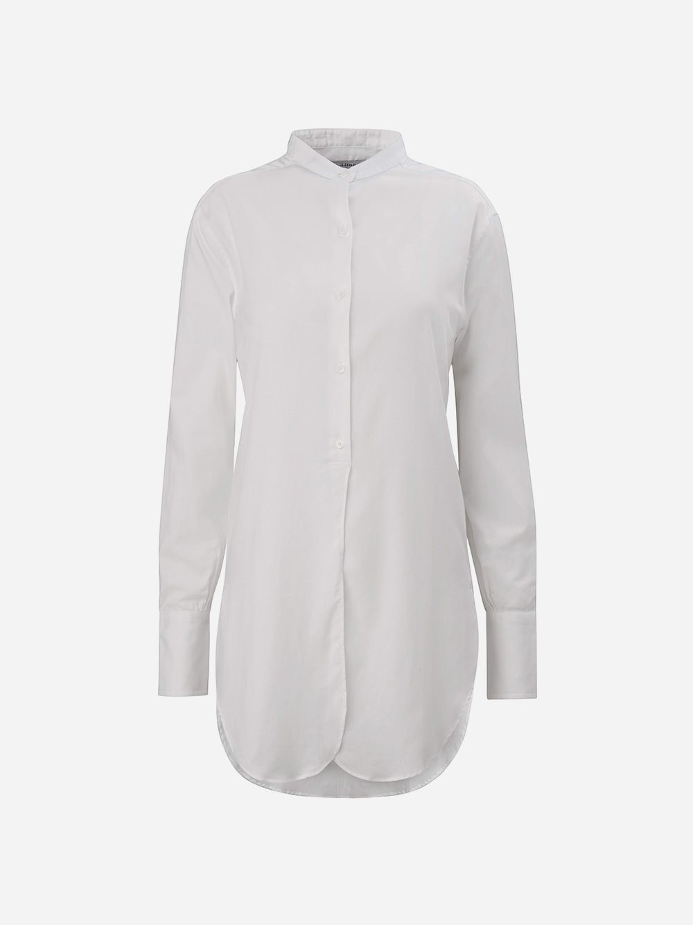 White Jungle Long Overshirt | A-line Clothing