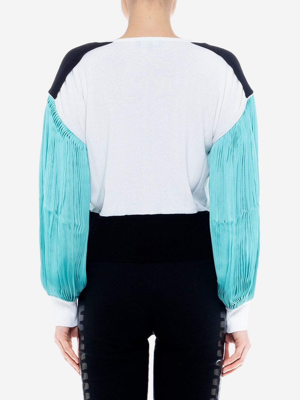 Green Pleated Sleeves Jacket | Luis Buchinho