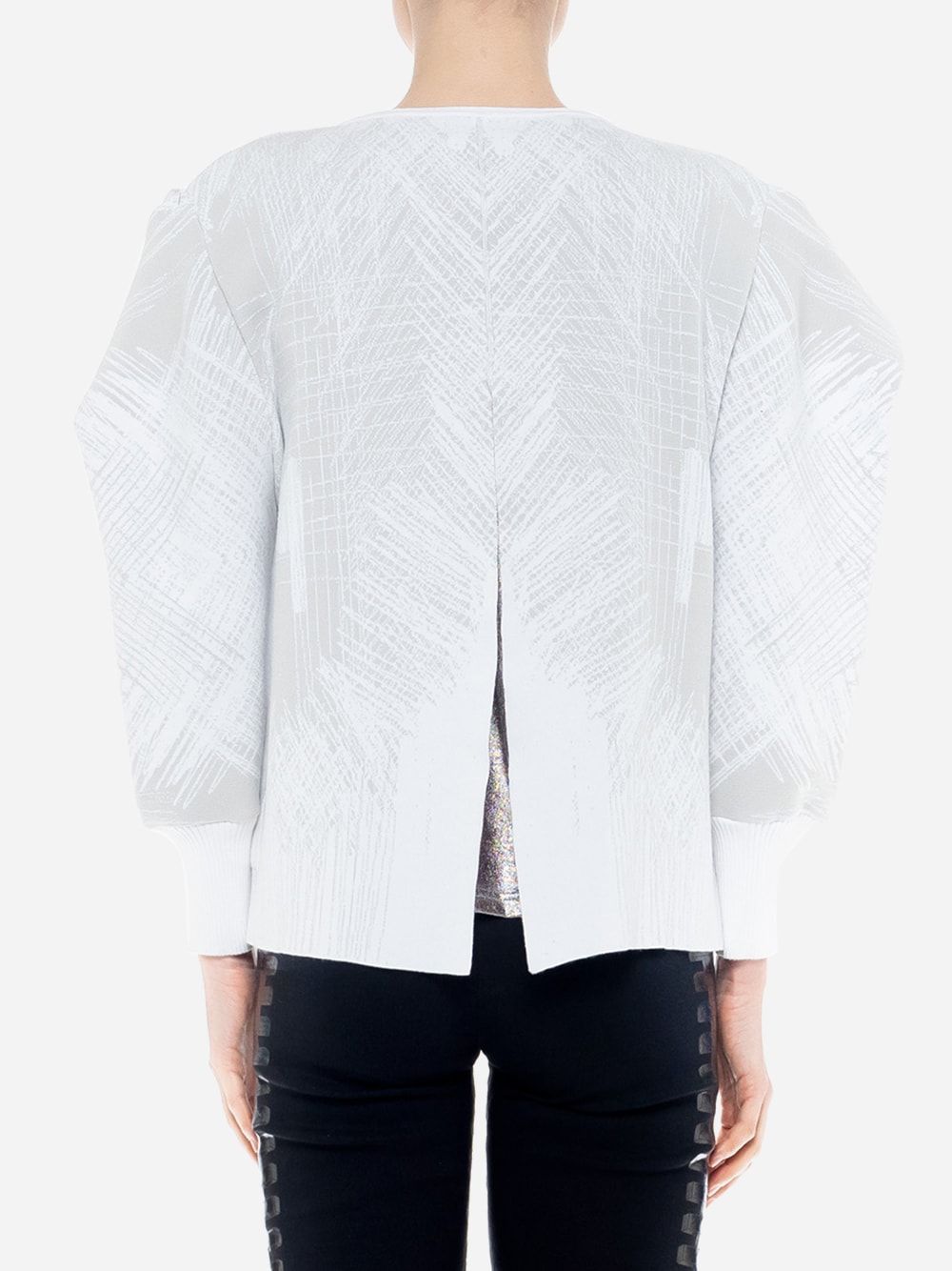Jacquard Jacket With Light Abstract Pattern | Luis Buchinho