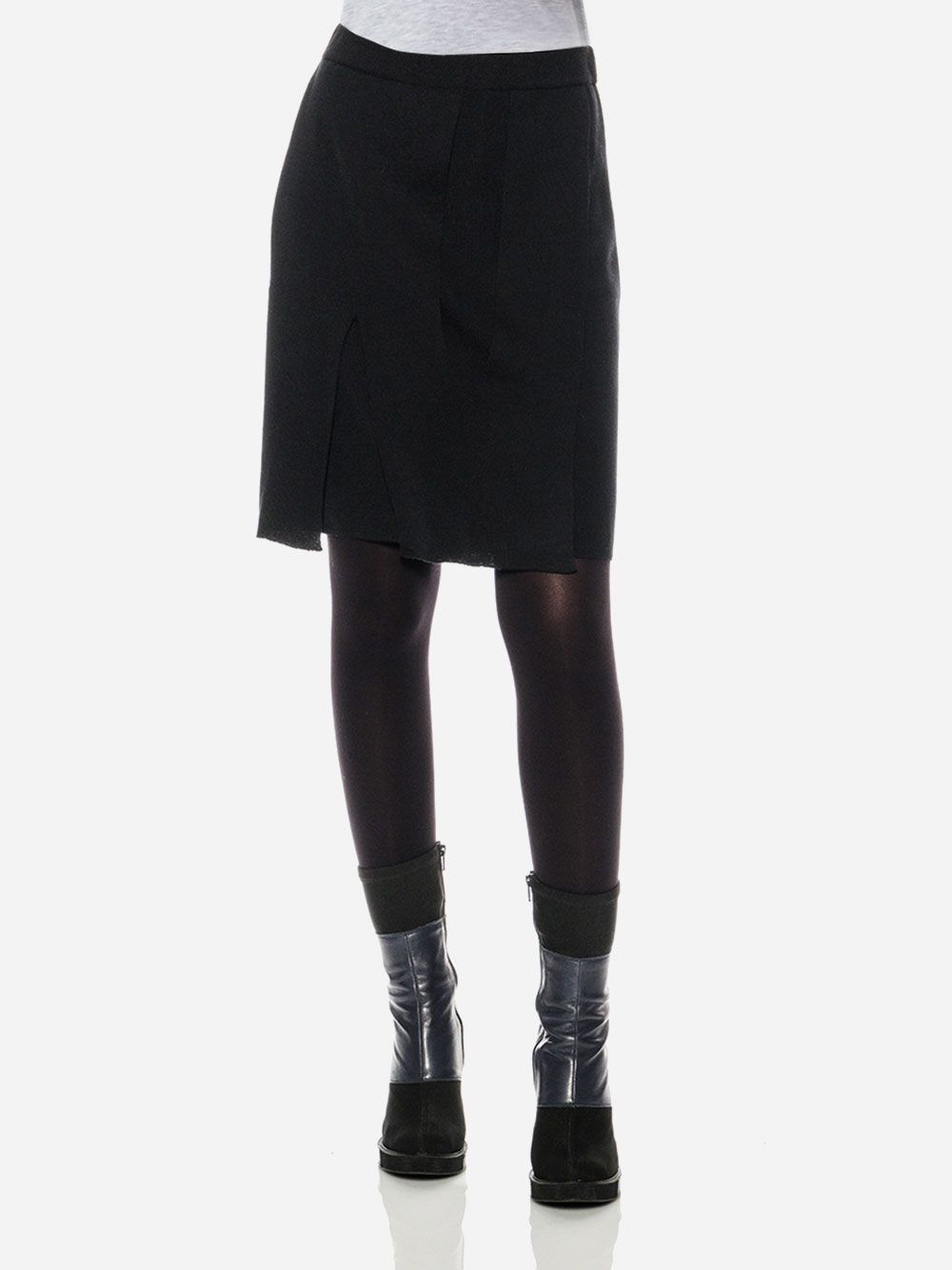 Wool Asymmetrical Skirt | Luís Buchinho