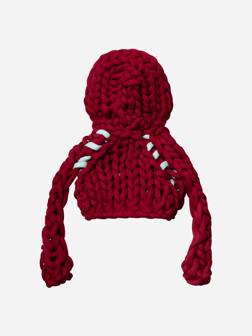 Red Chunky Knit | Duarte