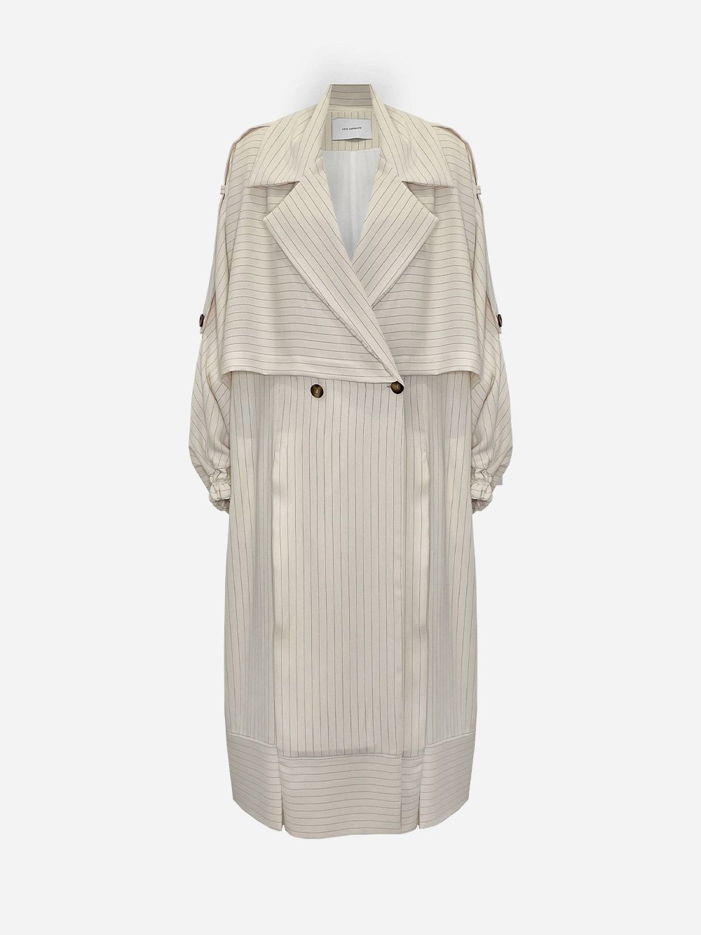 Oversize Trench Pleated Coat 