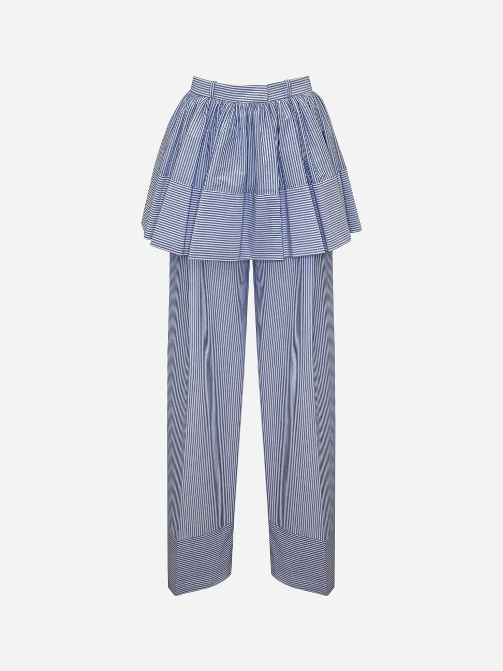 Ruffle Frill Baby Blue Trousers 