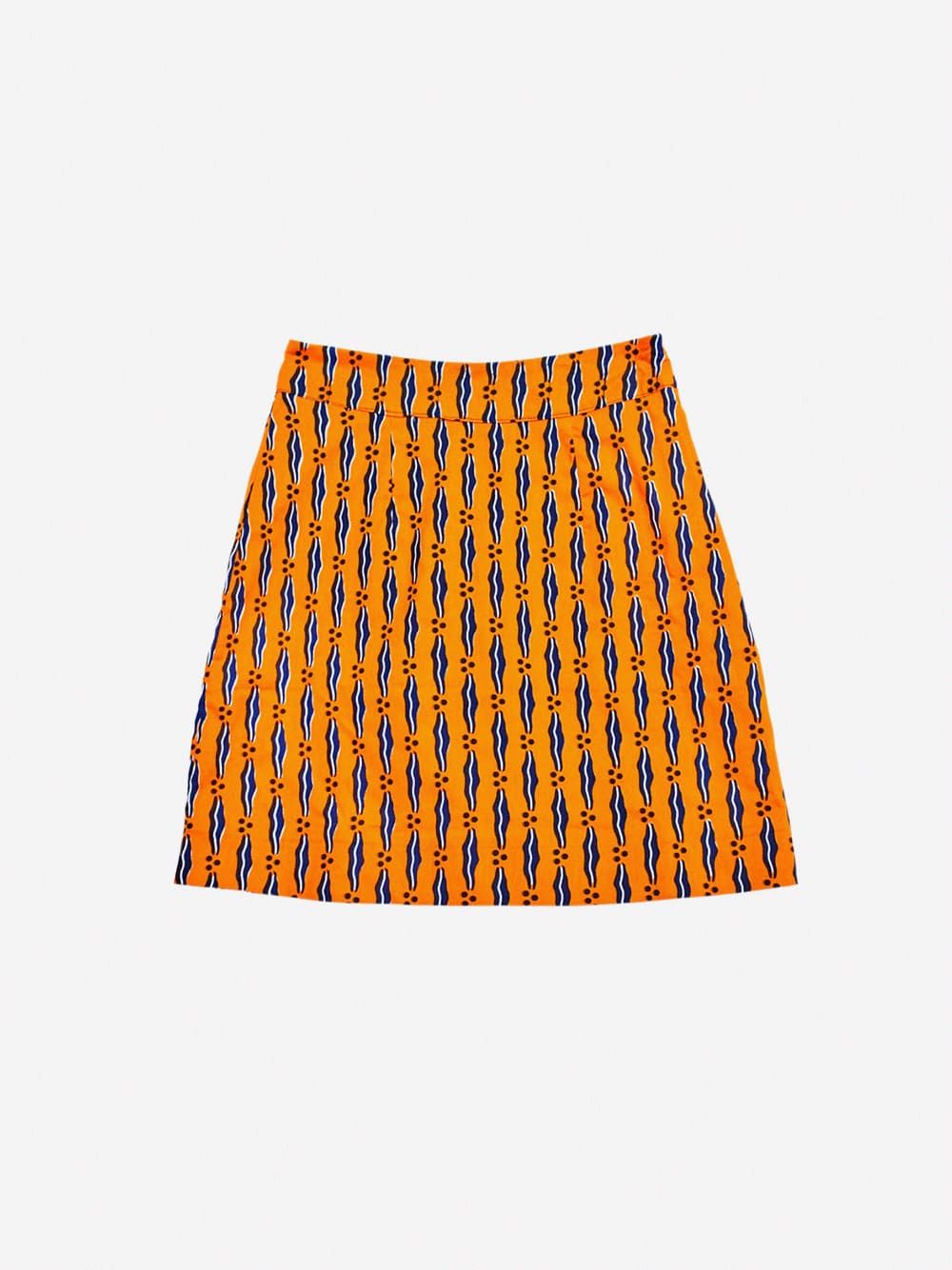 Douce Vague Orange Skirt | Fou