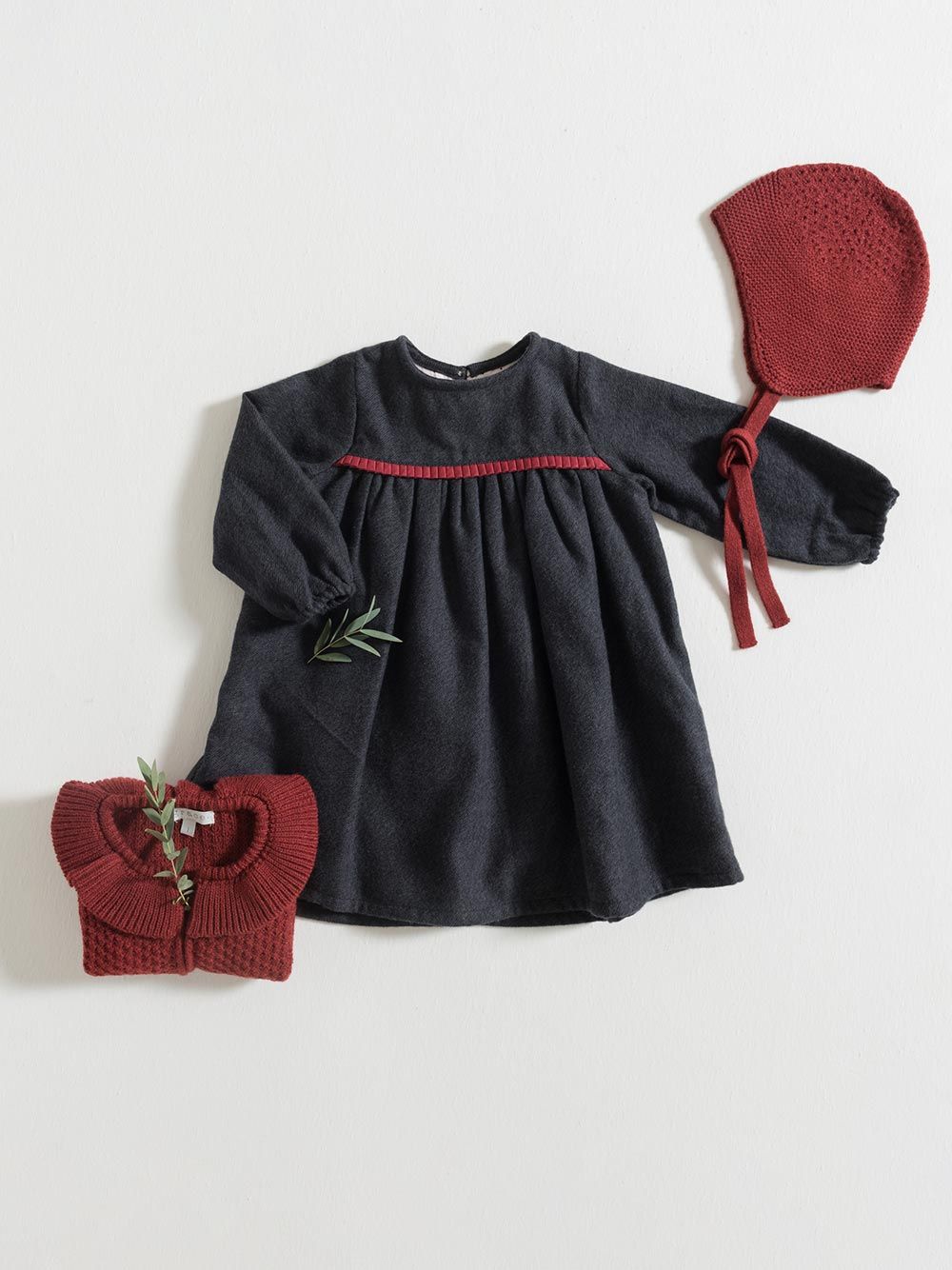DRESS / GREY FLANNEL | Grace Baby and Child