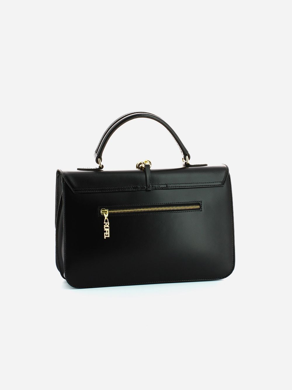 Black Leather Handbag