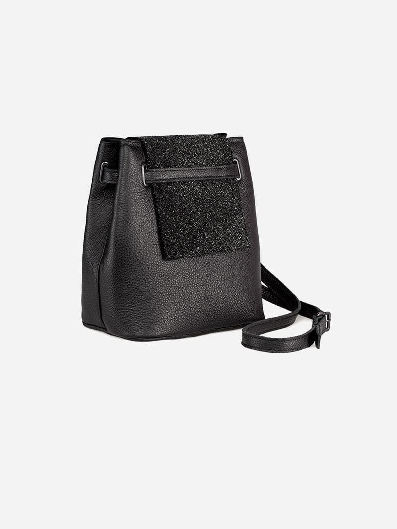 Mini Bucket Bag Black | Maria Maleta