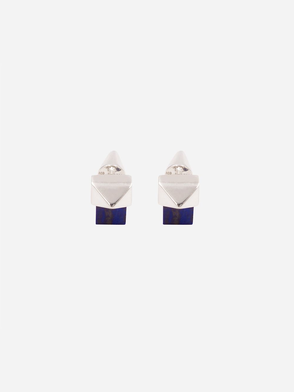 Milan Studs Silver Earrings | Kimsu 
