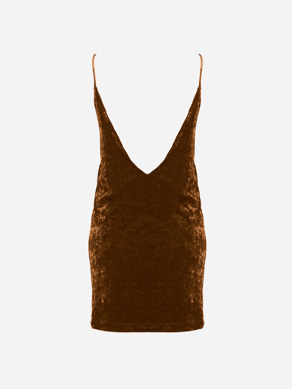 Gold Velvet Jersey Mini Dress | Cleonice