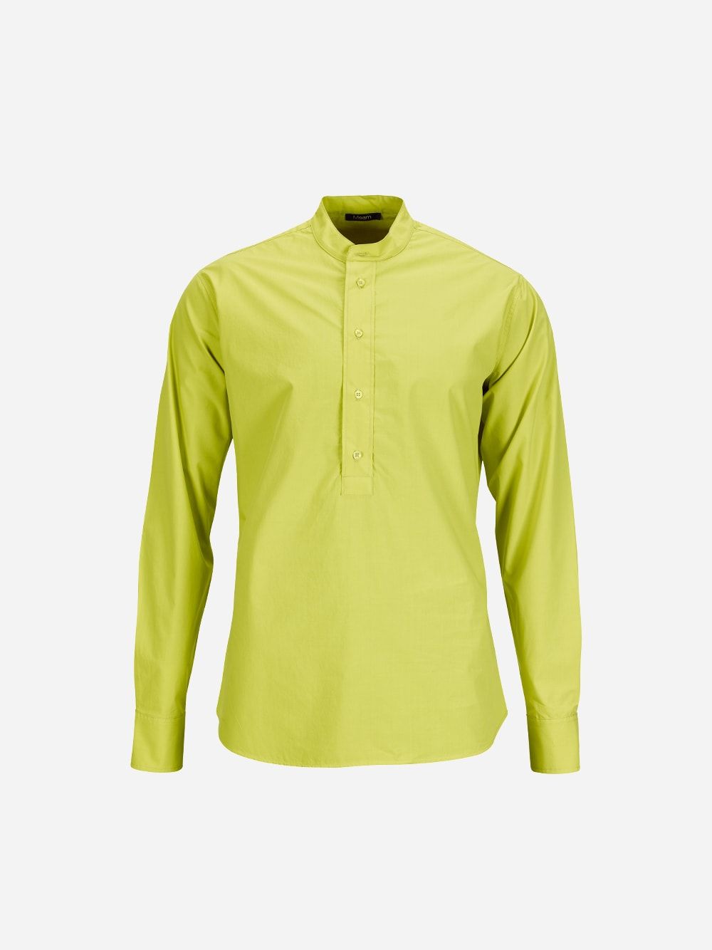 Green Popeline shirt | Meam