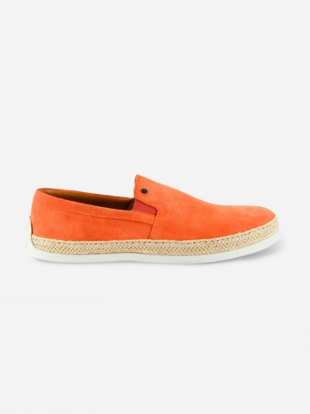 Orange Slip-on Sneakers