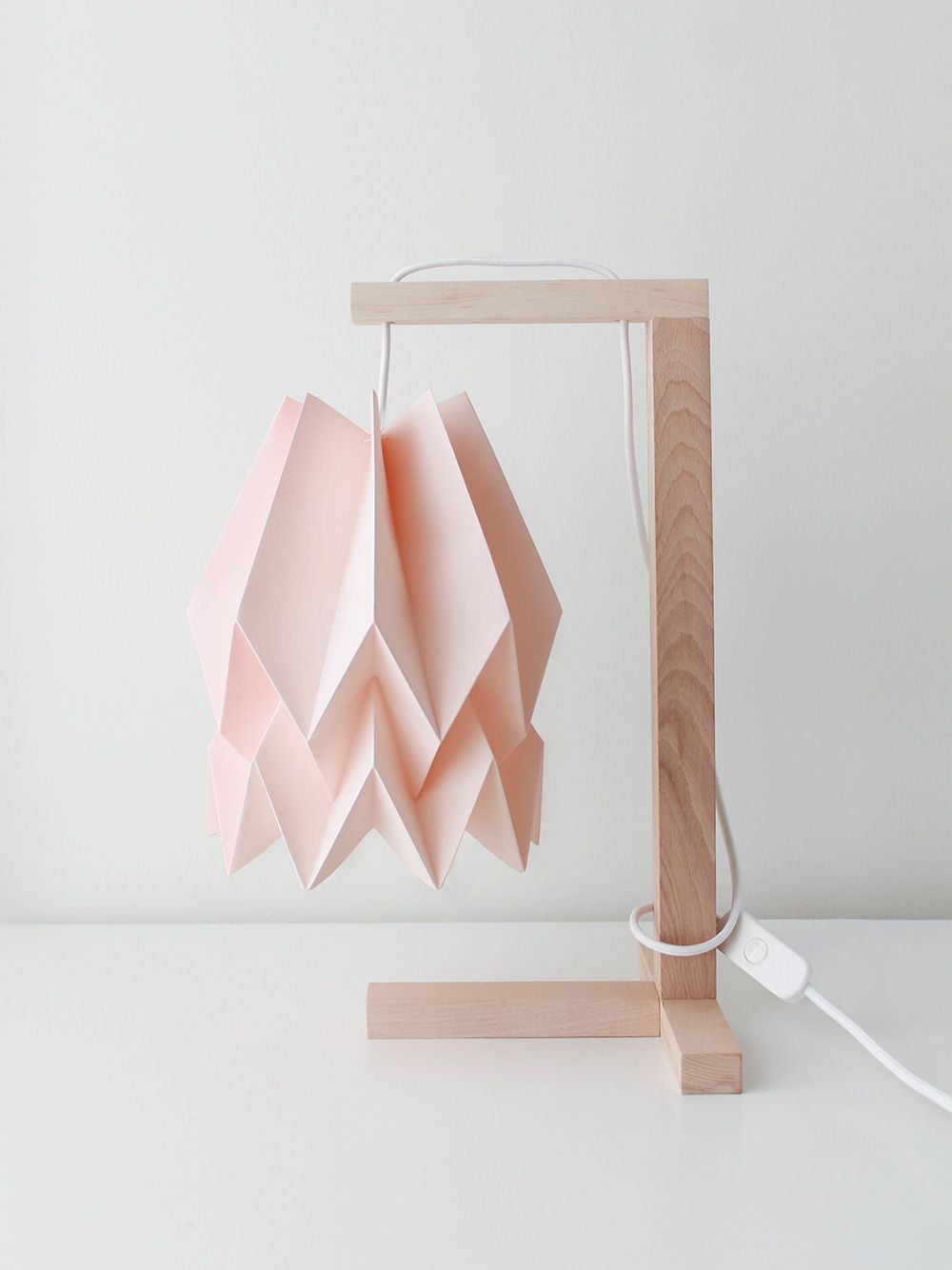 Pastel Pink Table Lamp | Orikomi