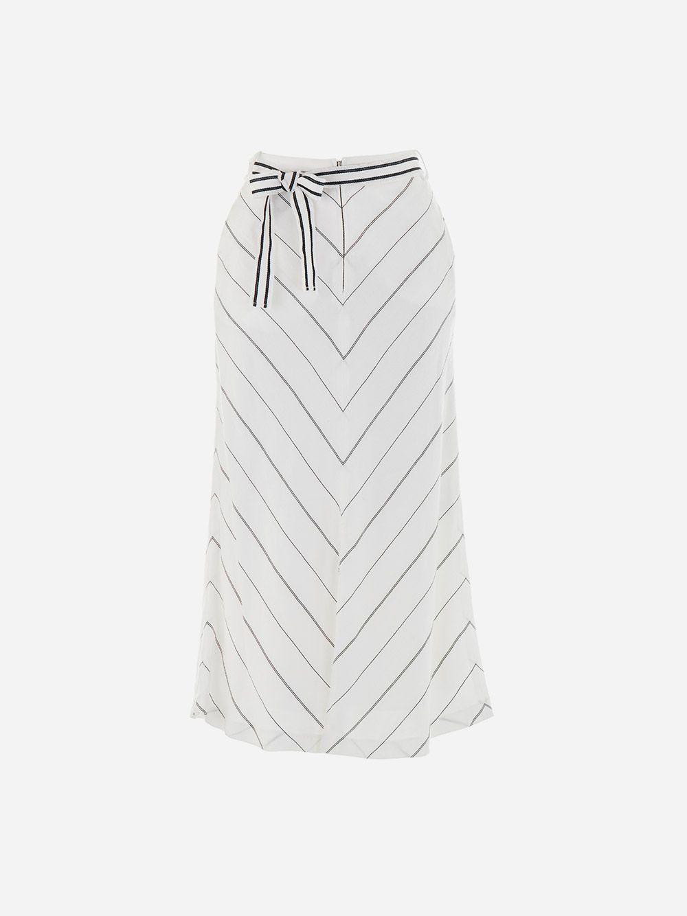 White Striped Skirt | Philomena 