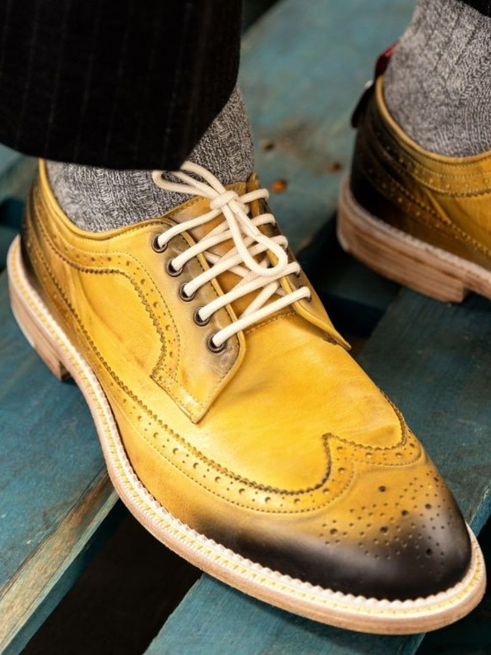 Dublin Yellow Shoes