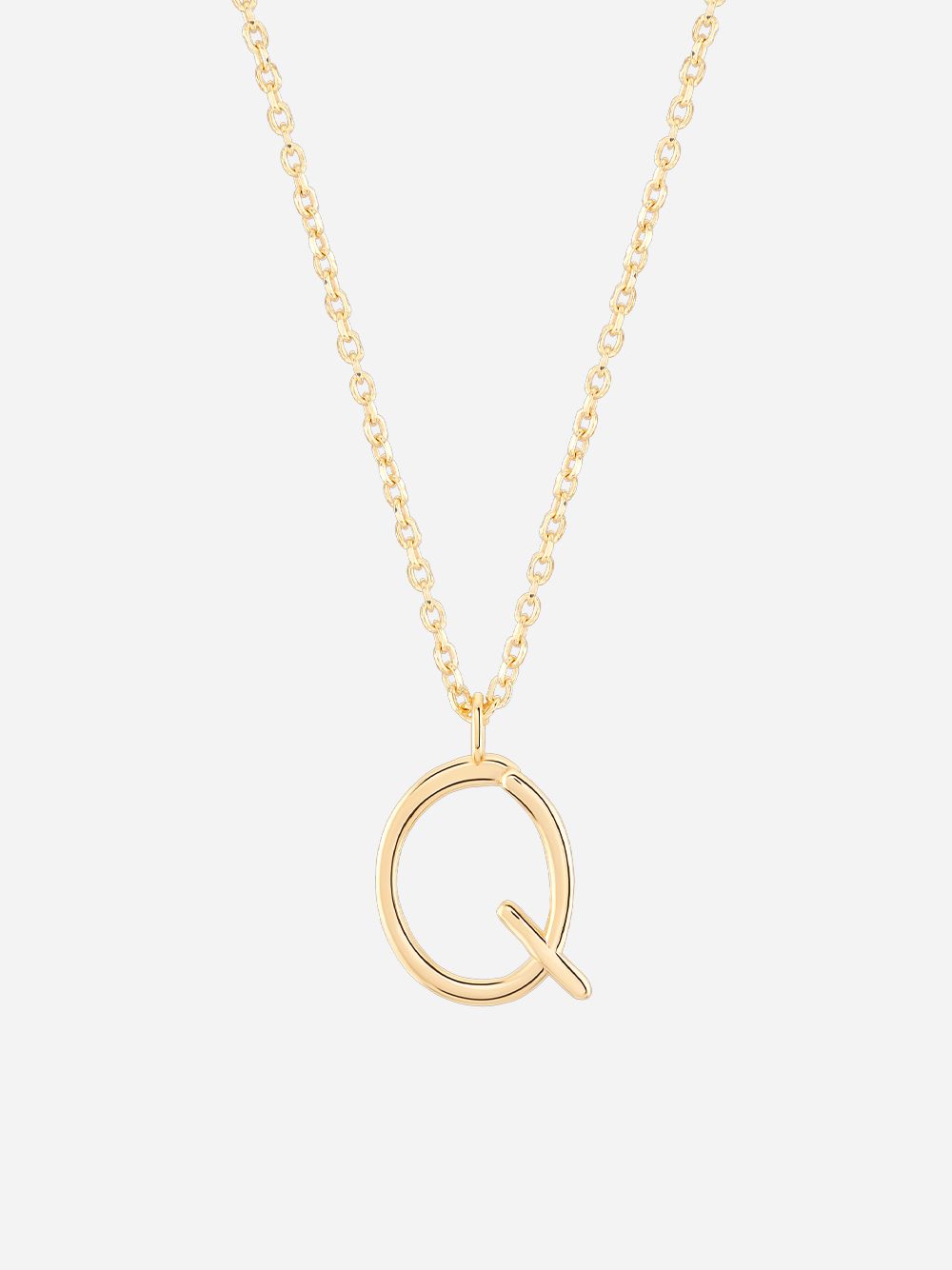 Necklace Letter Q | Wonther