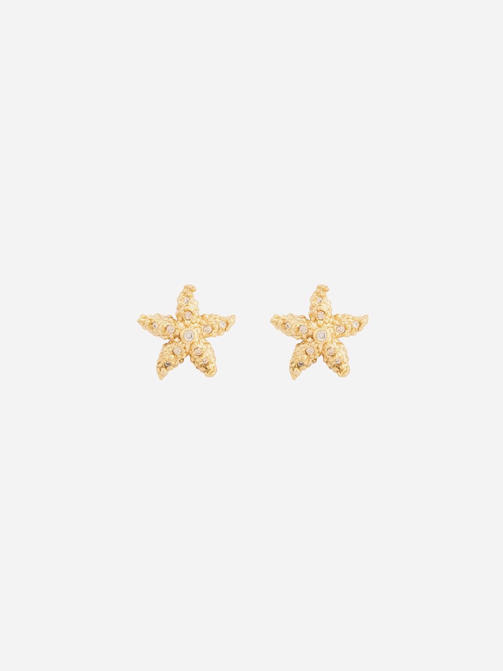 Brincos III Engraved Starfish