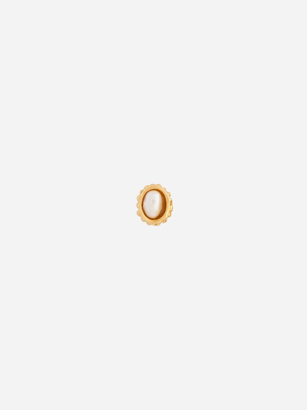 Brinco Solitaire Perle