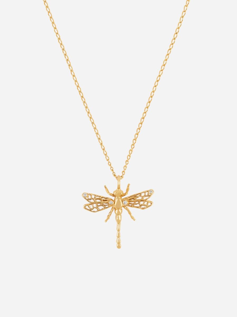 Dragonfly Gold Necklace | Carolina Curado
