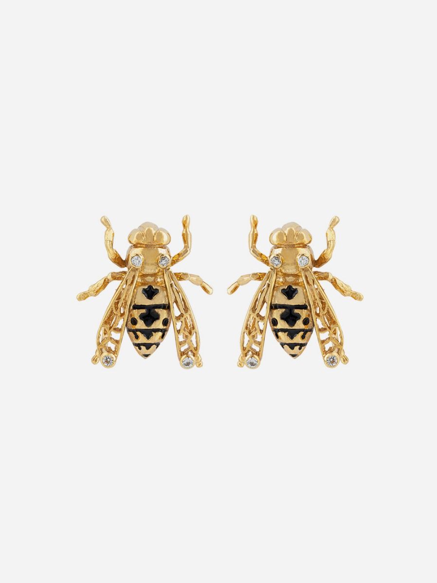 Black Wasp Earrings | Carolina Curado