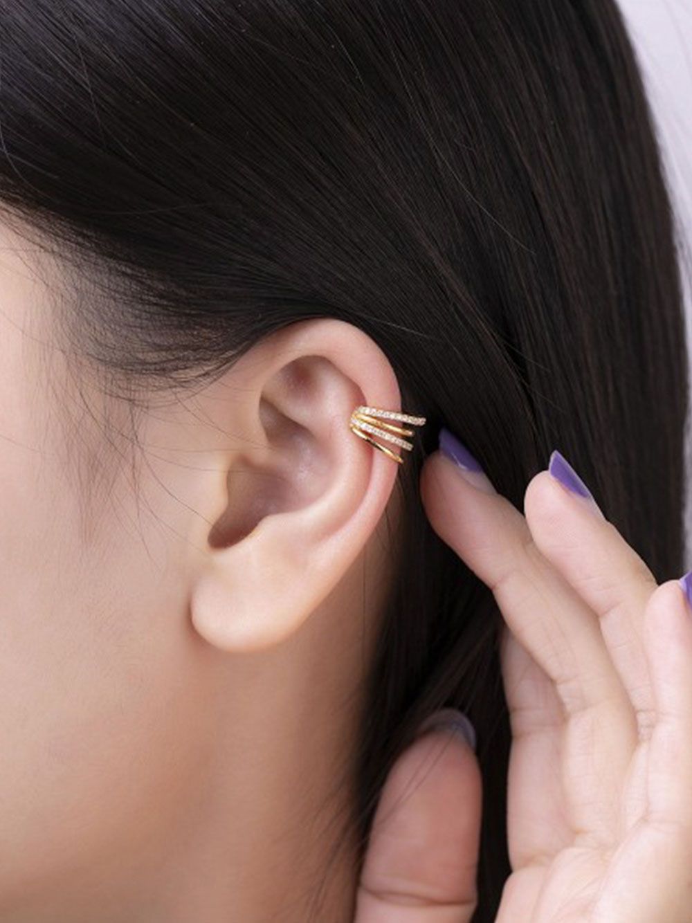Brinco Ear Cuff Amalia  | Seni Jewellery