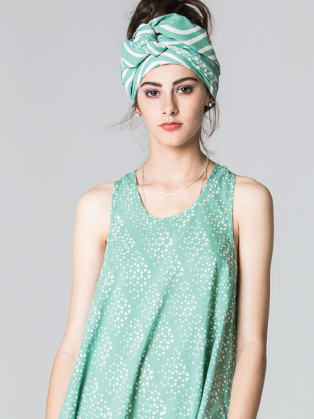 Green Asymmetric Dress | Kozii