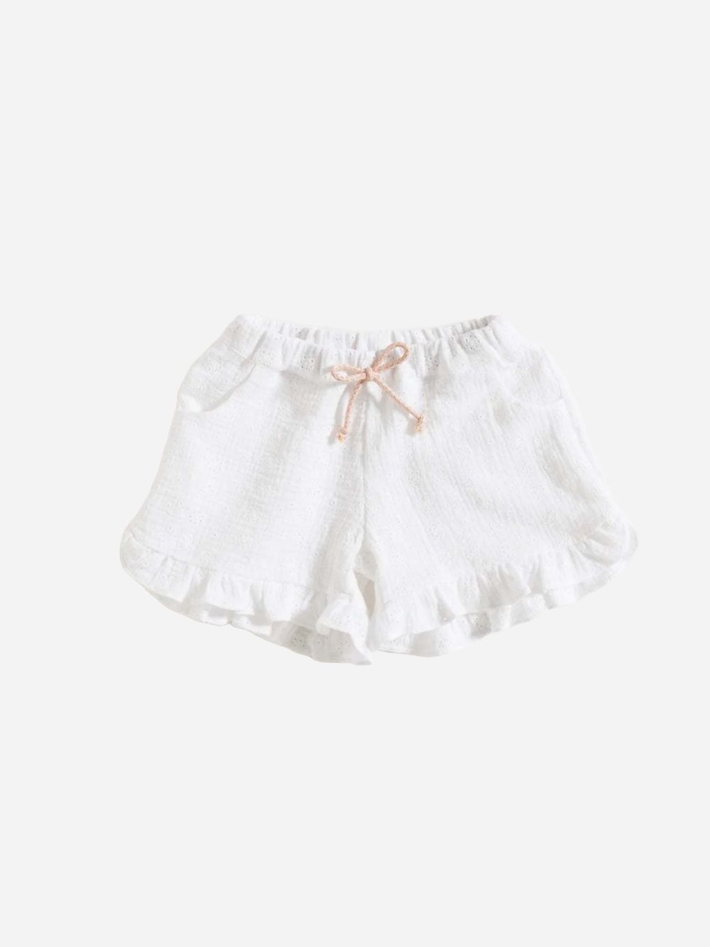 Shorts / White English Embroidery