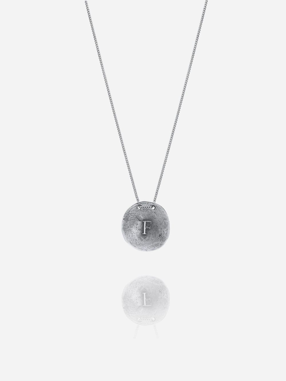 Silver F Necklace