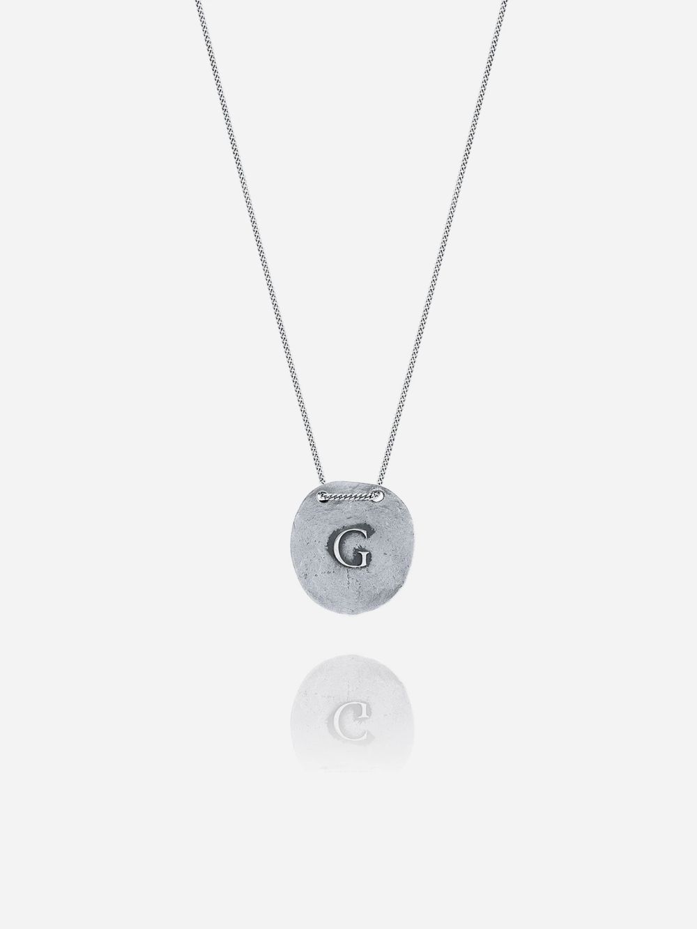 Silver G Necklace