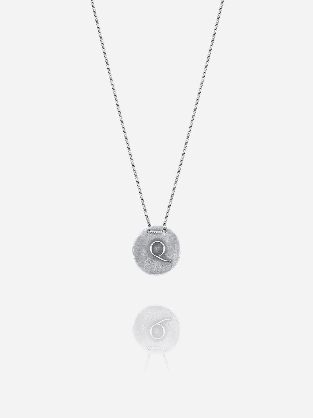 Silver Q Necklace